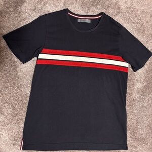 34” men’s Bally Logo Stripe t-shirt